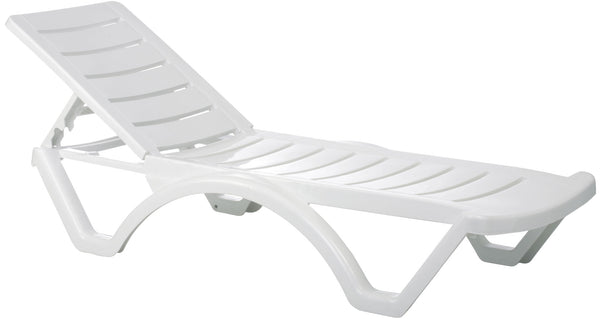 Set of 10 sun loungers aqua