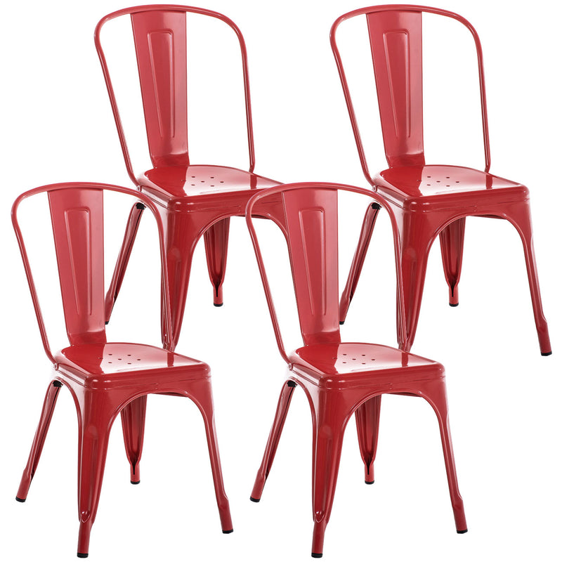 Set van 4 Benedict-stoelen