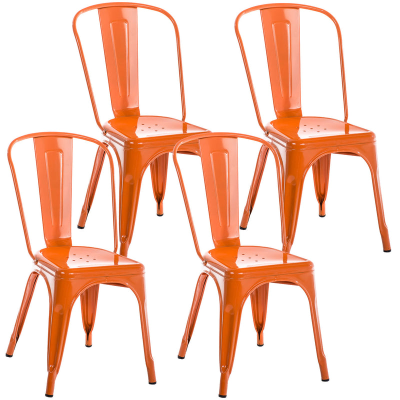 Set van 4 Benedict-stoelen