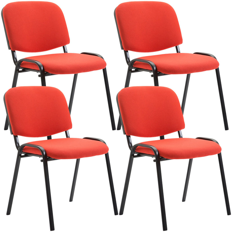 Set of 4 visitor chairs Ken fabric