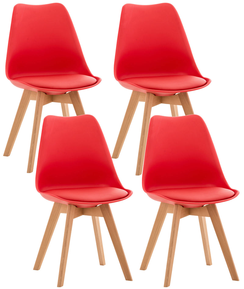 Set van 4 Linares eetkamerstoelen