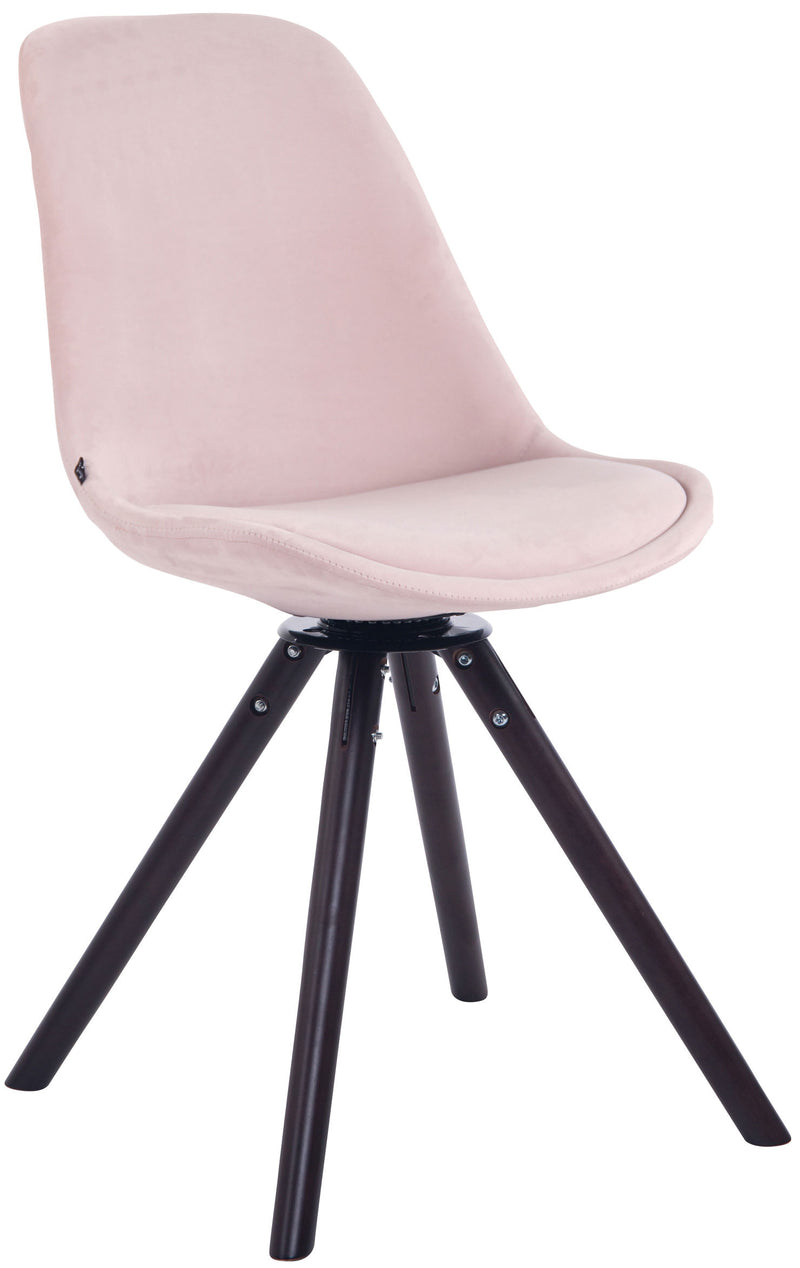 Troyes velvet round dining chair