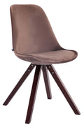 Toulouse velvet square visitor chair