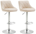 Set of 2 bar stools Lazio faux leather