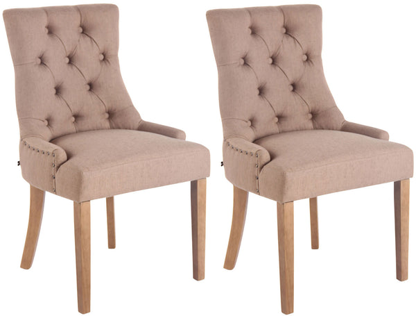 Set of 2 dining chairs Aberdeen fabric