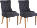 Set of 2 dining chairs Aberdeen fabric