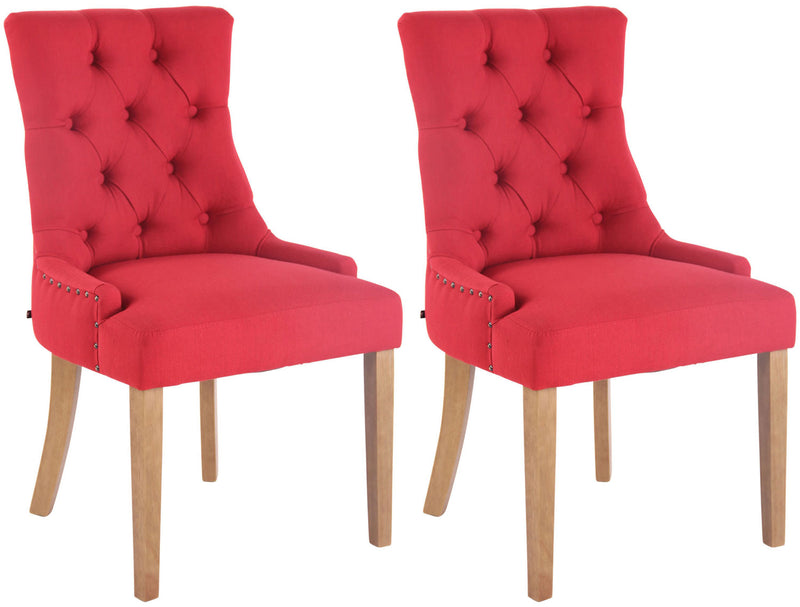 Set of 2 dining chairs Aberdeen fabric