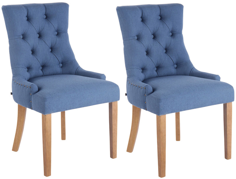 Set of 2 dining chairs Aberdeen fabric