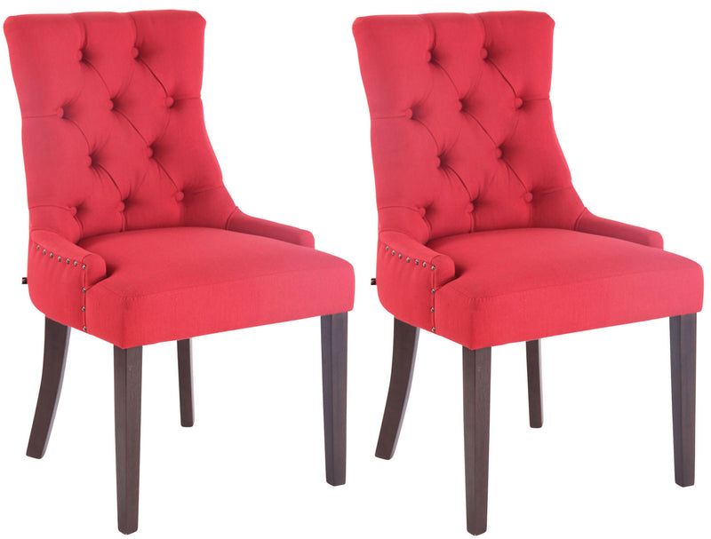 Set of 2 dining chairs Aberdeen fabric