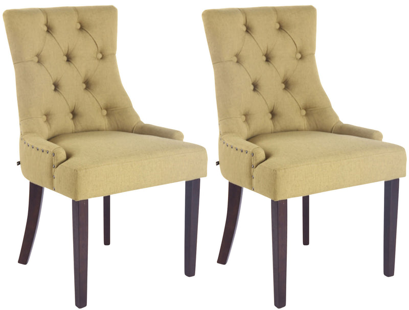 Set of 2 dining chairs Aberdeen fabric