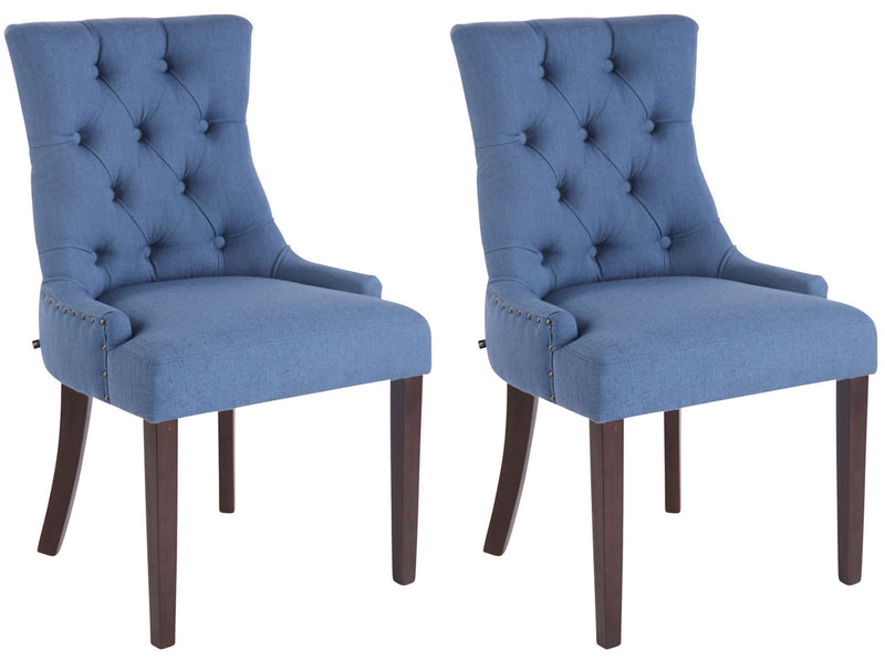 Set of 2 dining chairs Aberdeen fabric