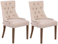 Set of 2 dining chairs Aberdeen fabric