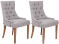 Set of 2 dining chairs Aberdeen fabric