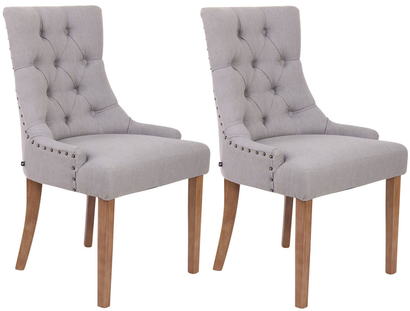 Set of 2 dining chairs Aberdeen fabric