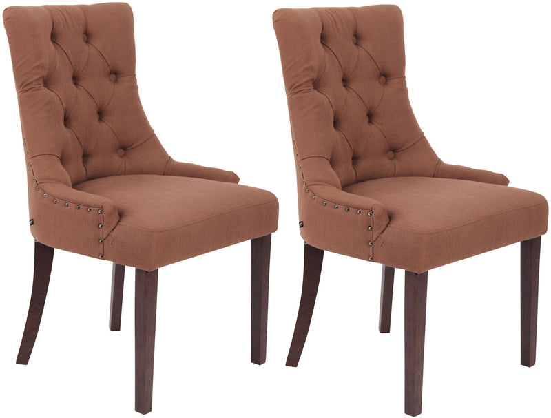 Set of 2 dining chairs Aberdeen fabric