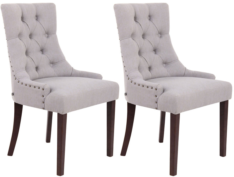 Set of 2 dining chairs Aberdeen fabric