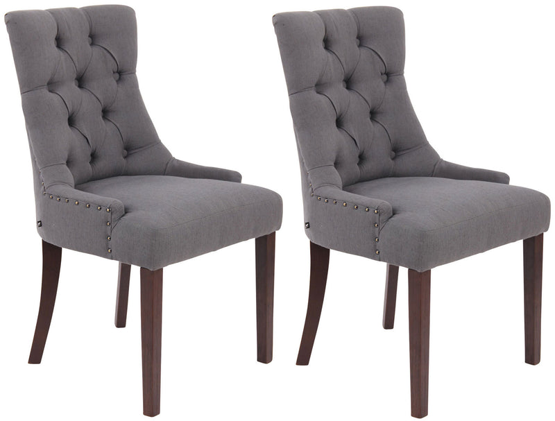 Set of 2 dining chairs Aberdeen fabric