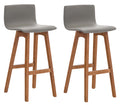 Set of 2 bar stools Taunus imitation leather