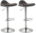 Set of 2 bar stools Shanghai fabric