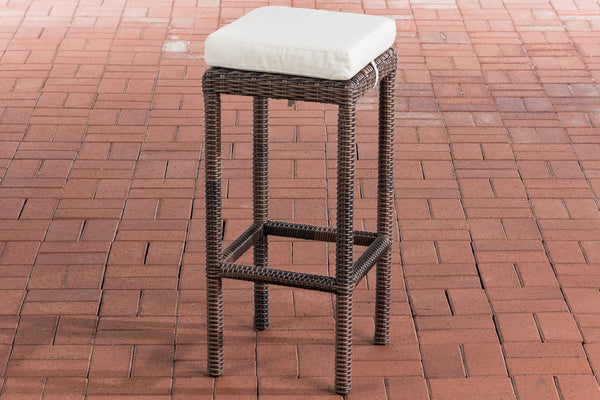 Polyrattan bar stool Alia 5mm