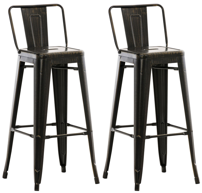 Set of 2 bar stools Mason