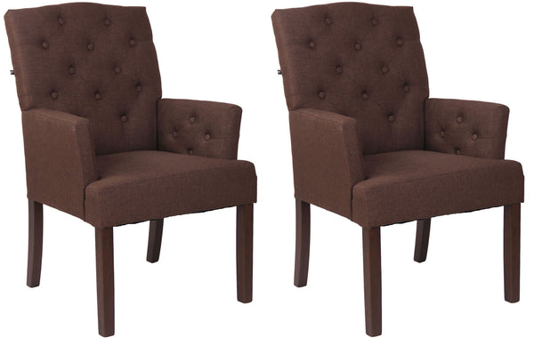 Set of 2 dining room chairs Sugar fabric