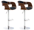 Set of 2 bar stools Kingston fabric