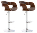 Set of 2 bar stools Kingston fabric