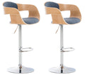 Set of 2 bar stools Kingston fabric