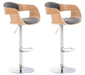 Set of 2 bar stools Kingston fabric