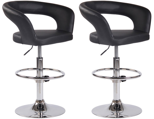 Set of 2 bar stools Jaen