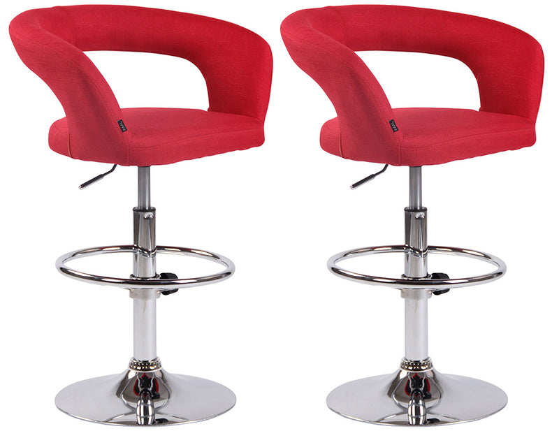 Set of 2 bar stools Jaen