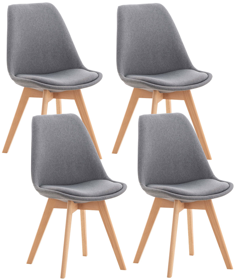 Set van 4 Linares eetkamerstoelen