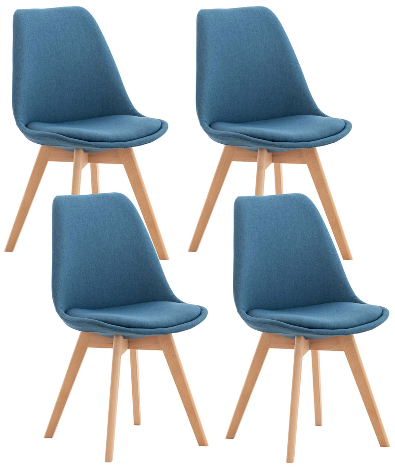 Set van 4 Linares eetkamerstoelen