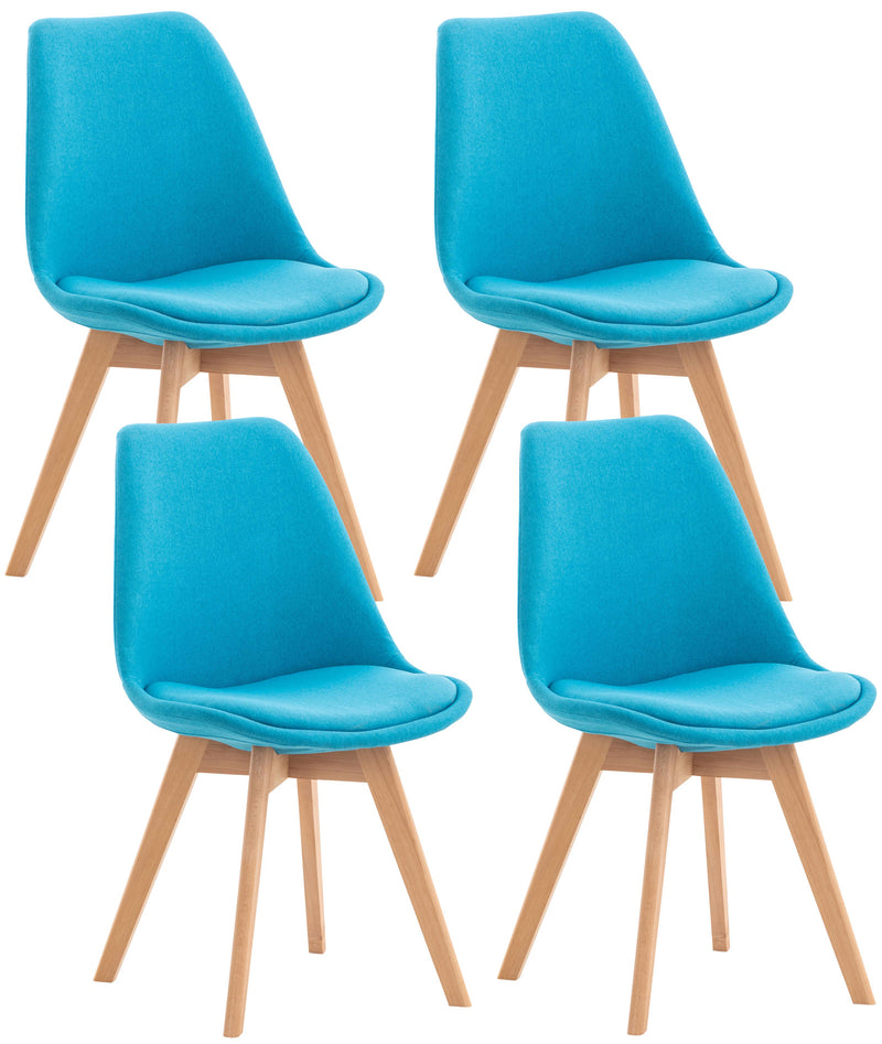 Set van 4 Linares eetkamerstoelen