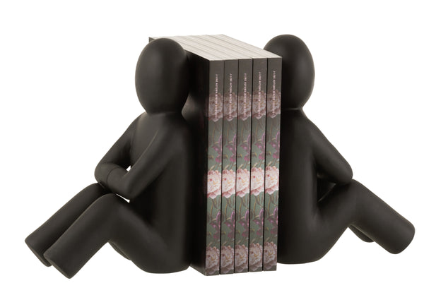 Exclusive set of 4 bookends P'tit Maurice in matt black