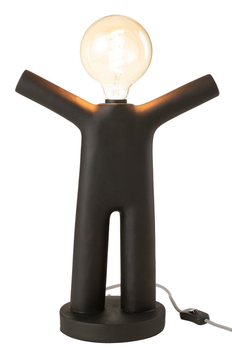 Set of 2 'P'tit Maurice' table lamps - black elegance meets modern design