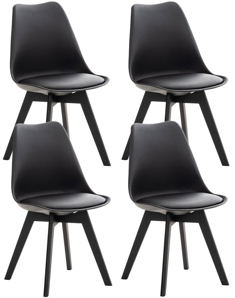 Set van 4 Linares eetkamerstoelen