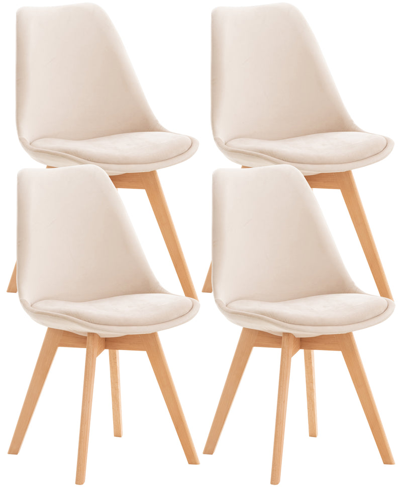 Set van 4 Linares eetkamerstoelen