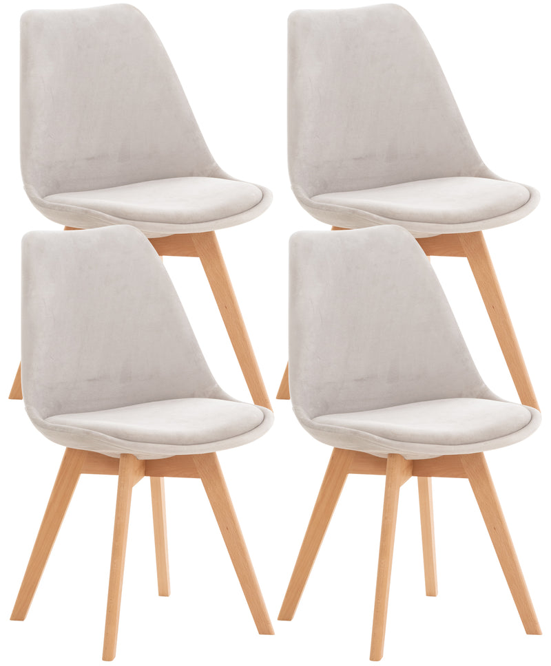 Set van 4 Linares eetkamerstoelen