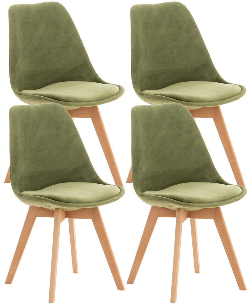 Set van 4 Linares eetkamerstoelen