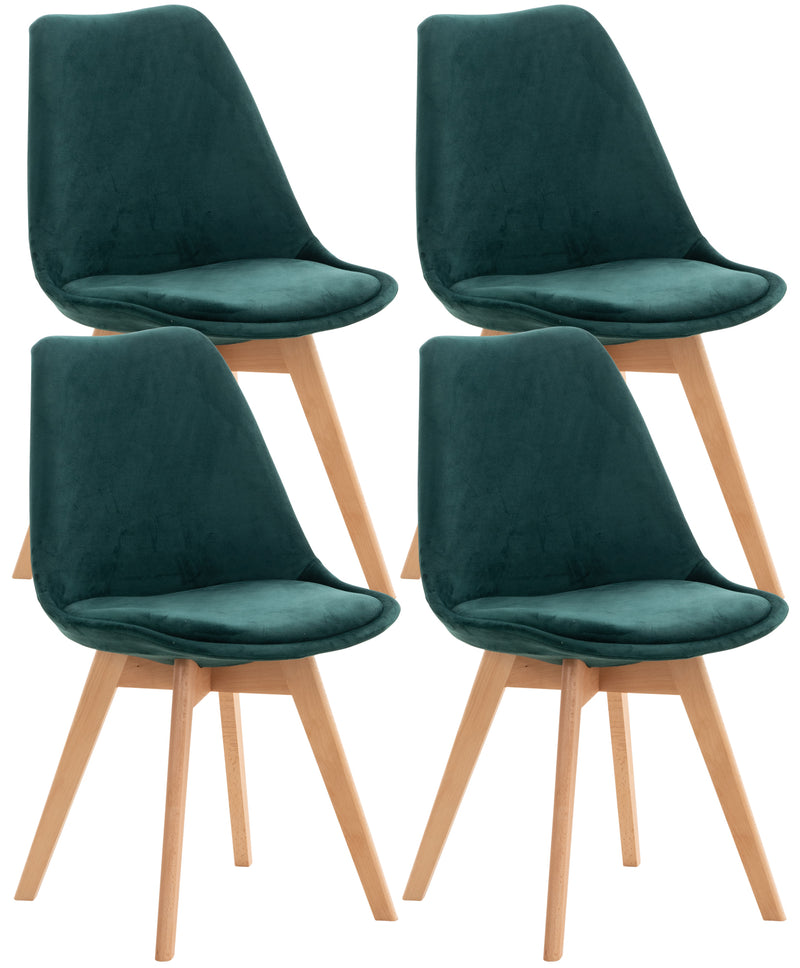 Set van 4 Linares eetkamerstoelen