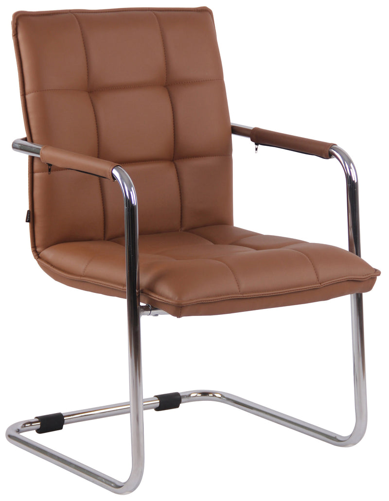 Visitor chair Gandia faux leather