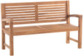 Teak bench dumps