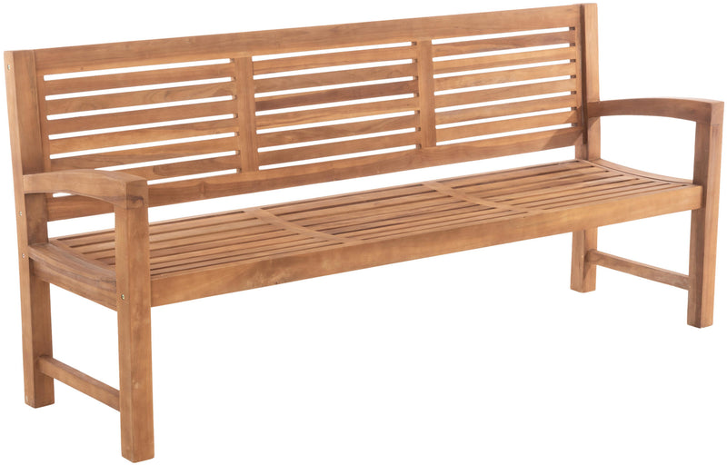 Teak bench dumps