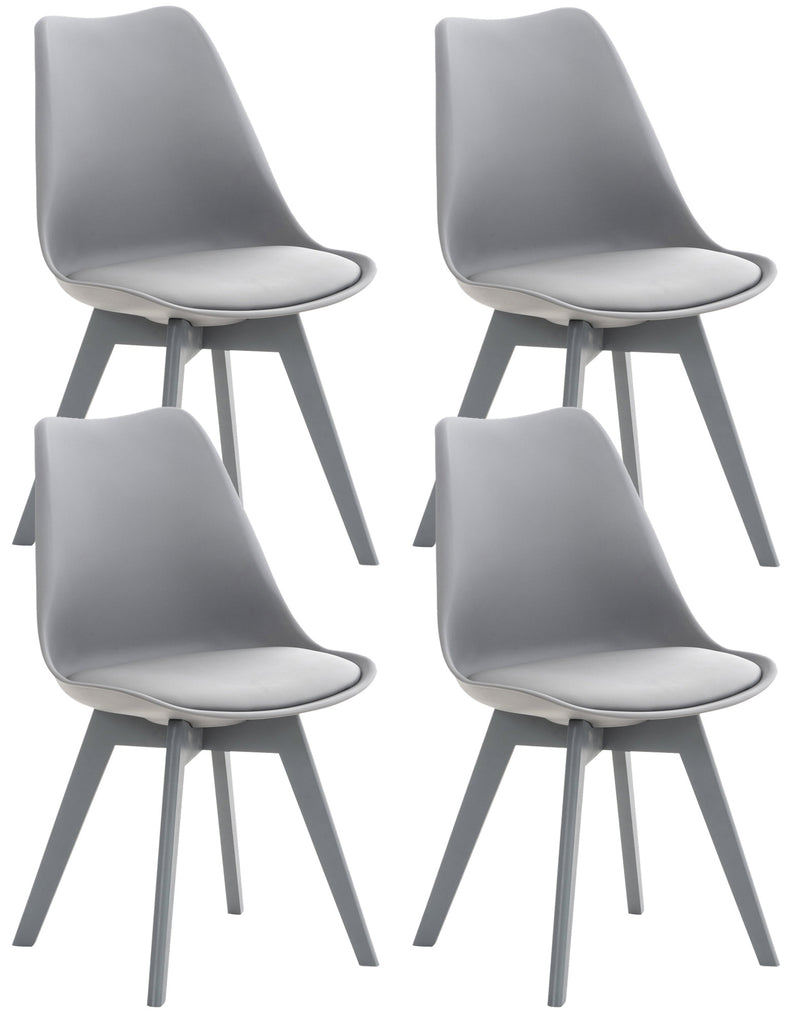 Set van 4 Linares eetkamerstoelen