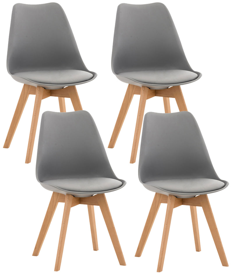 Set van 4 Linares eetkamerstoelen