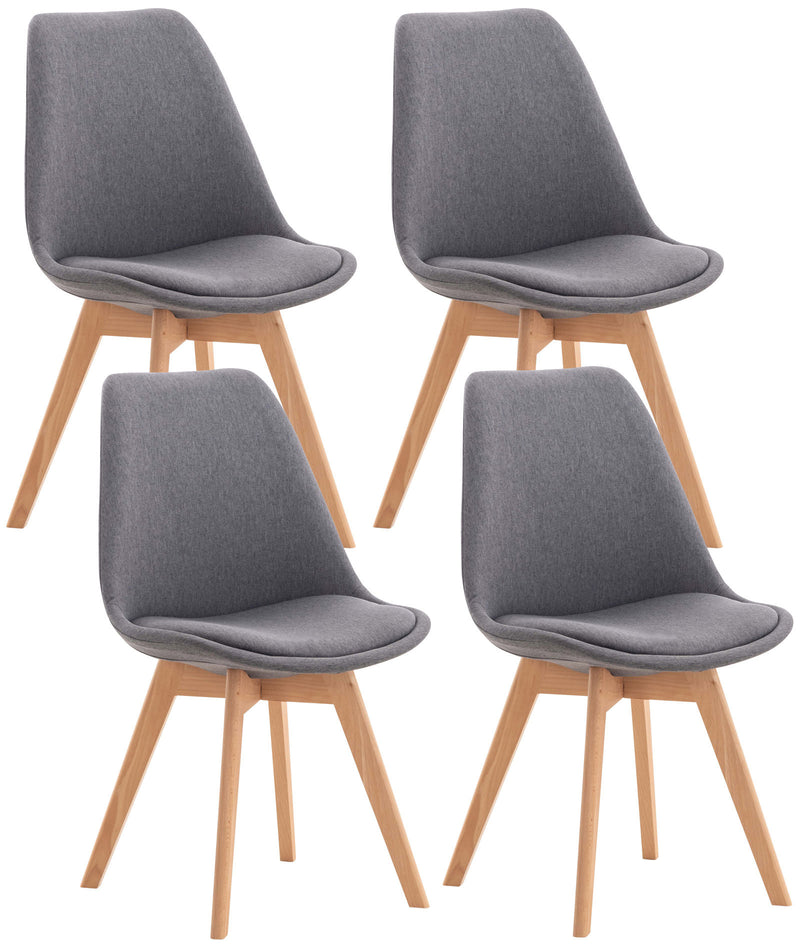 Set van 4 Linares eetkamerstoelen