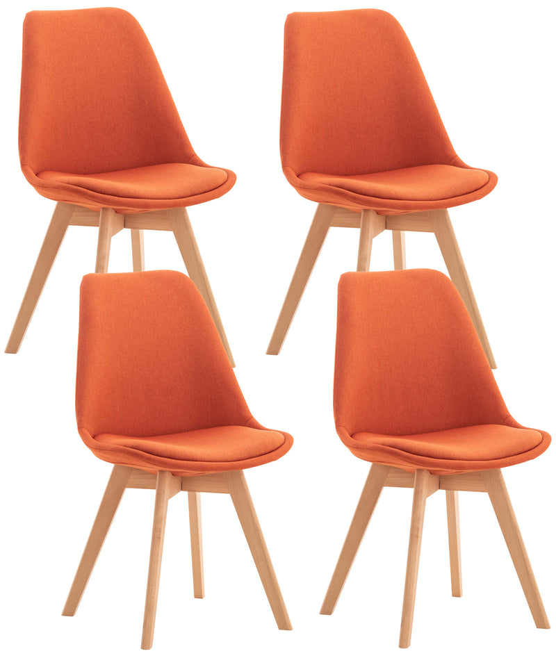 Set van 4 Linares eetkamerstoelen