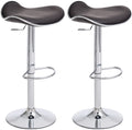 Set of 2 bar stools Shanghai faux leather